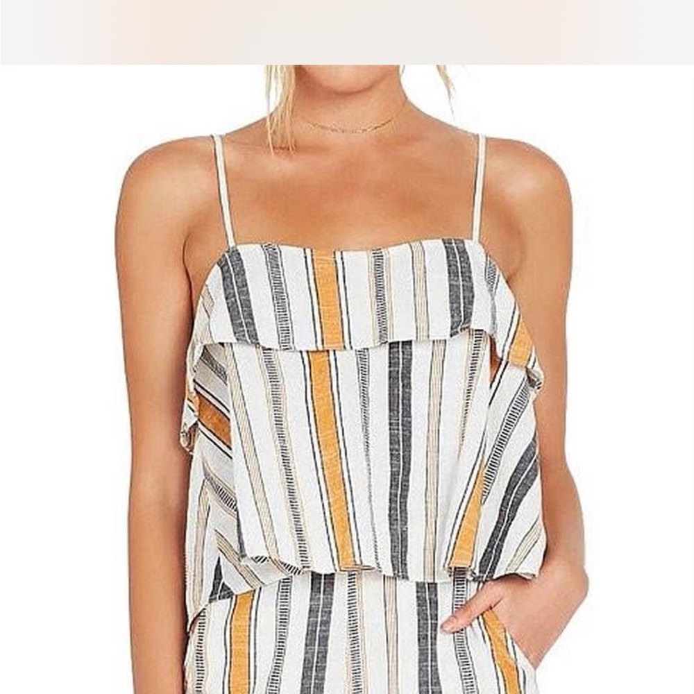 Tiger Lily Ammos Linen Tank